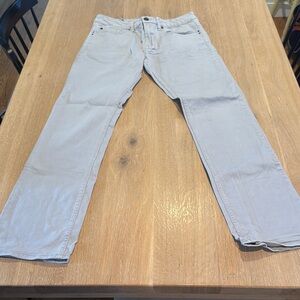 Buffalo David Bitton Gray Straight Jeans Classic Style